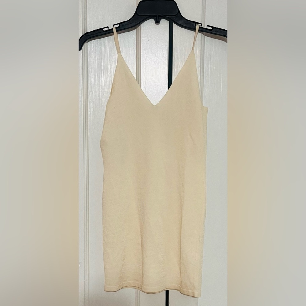 Dion Lee Cream V-Neck Camisole